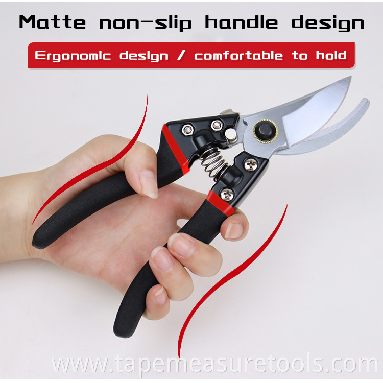 Sk5 steel good quality Factory wholesale trimming scissors garden shears branch cutting pruning shears